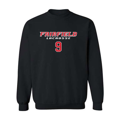 Fairfield - NCAA Women's Lacrosse : Lila Berkery - Classic Fashion Shersey Crewneck Sweatshirt-0