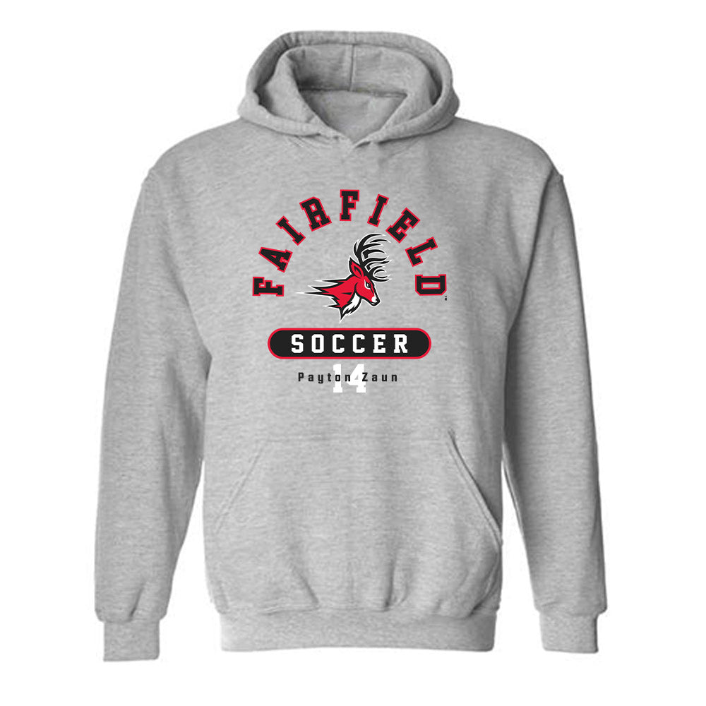 Fairfield - NCAA Women's Soccer : Payton Zaun - Classic Fashion Shersey Hooded Sweatshirt-0
