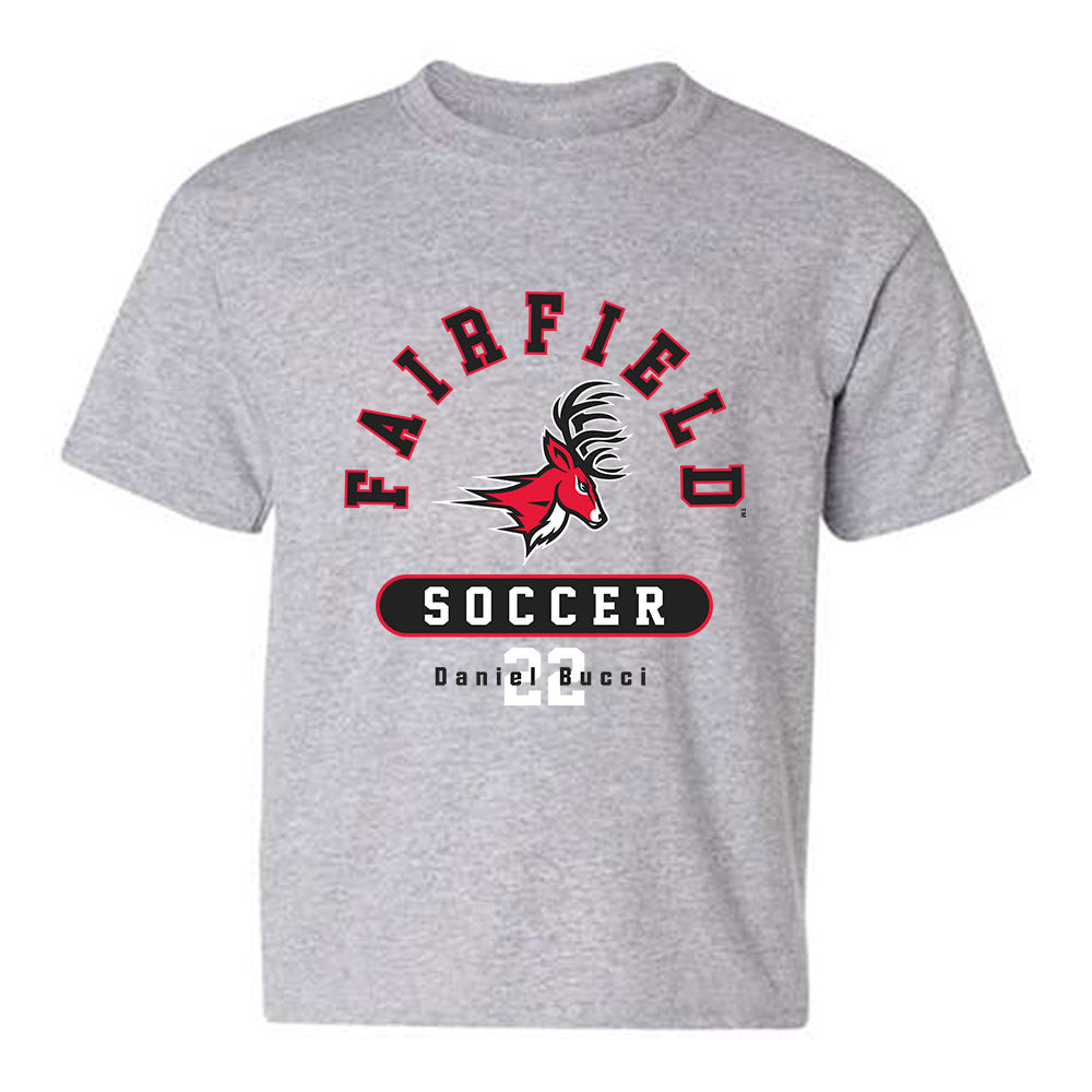 Fairfield - NCAA Men's Soccer : Daniel Bucci - Classic Fashion Shersey Youth T-Shirt-0