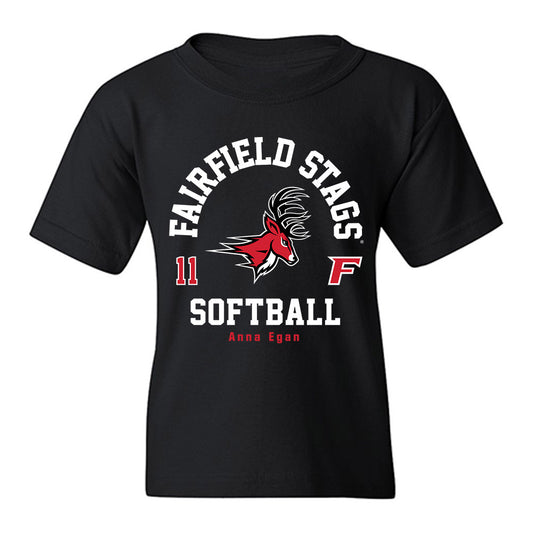 Fairfield - NCAA Softball : Anna Egan - Classic Fashion Shersey Youth T-Shirt-0