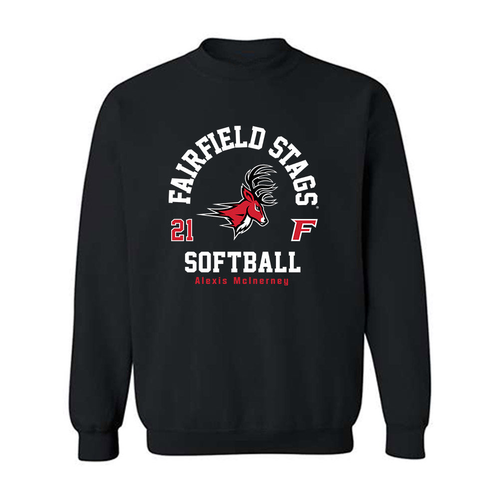 Fairfield - NCAA Softball : Alexis McInerney - Classic Fashion Shersey Crewneck Sweatshirt-0