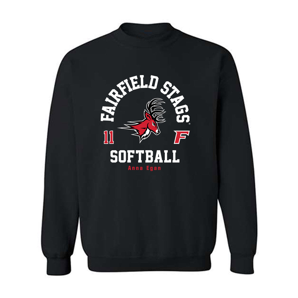 Fairfield - NCAA Softball : Anna Egan - Classic Fashion Shersey Crewneck Sweatshirt-0