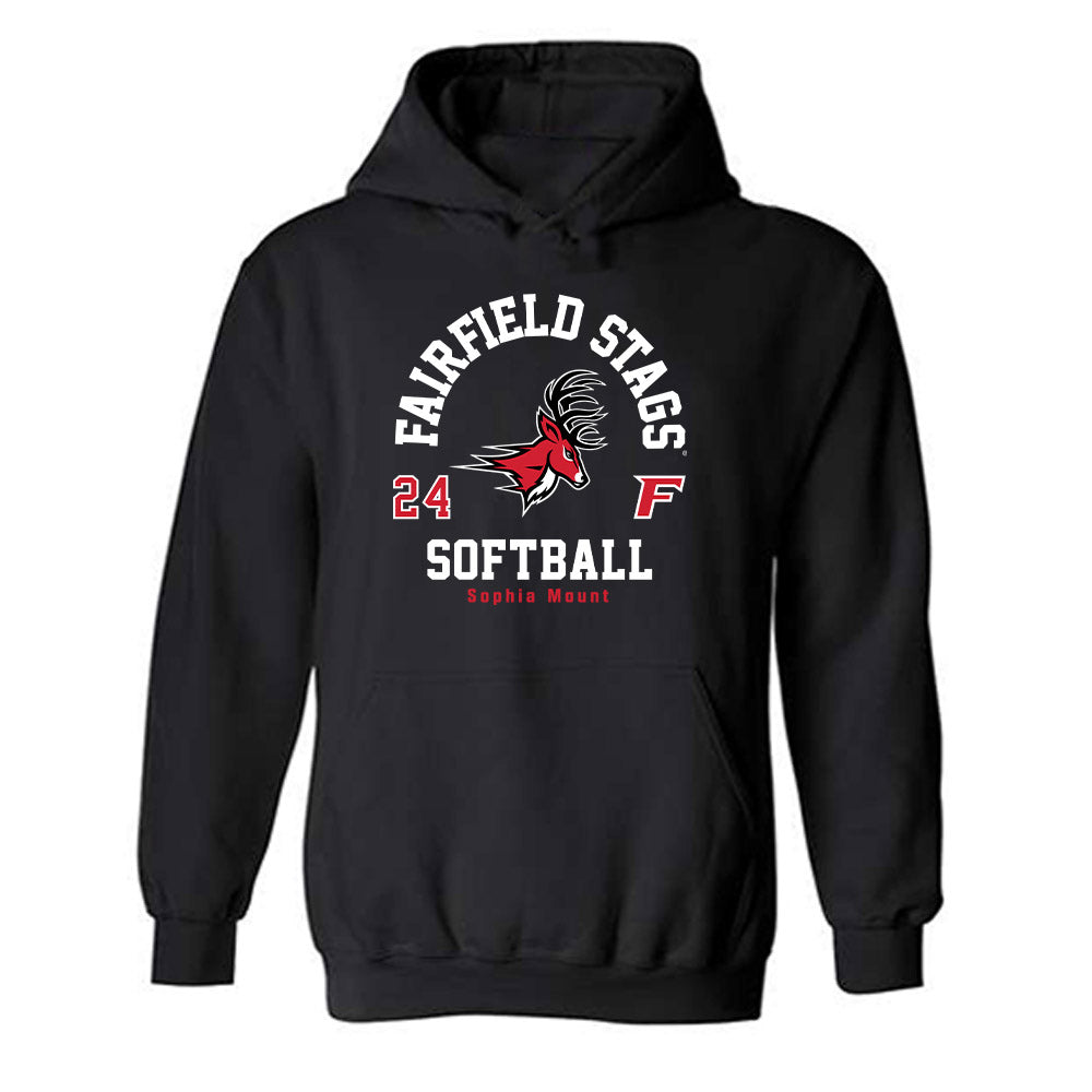 Fairfield - NCAA Softball : Sophia Mount - Classic Fashion Shersey Hooded Sweatshirt-0