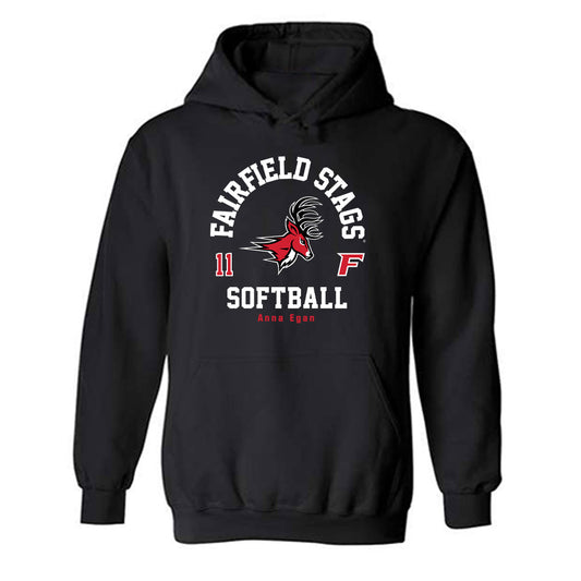 Fairfield - NCAA Softball : Anna Egan - Classic Fashion Shersey Hooded Sweatshirt-0