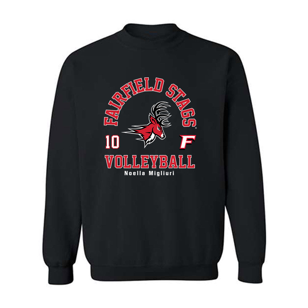 Fairfield - NCAA Women's Volleyball : Noella Migliuri - Classic Fashion Shersey Crewneck Sweatshirt-0