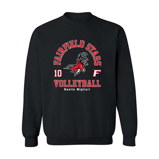 Fairfield - NCAA Women's Volleyball : Noella Migliuri - Classic Fashion Shersey Crewneck Sweatshirt-0