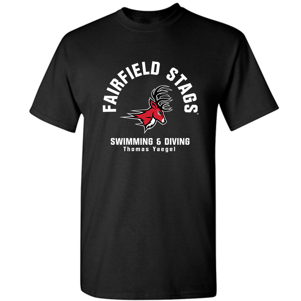 Fairfield - NCAA Men's Swimming & Diving : Thomas Yaegel - Classic Fashion Shersey T-Shirt-0
