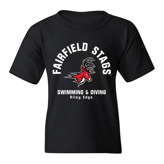 Fairfield - NCAA Women's Swimming & Diving : Riley Edge - Classic Fashion Shersey Youth T-Shirt-0