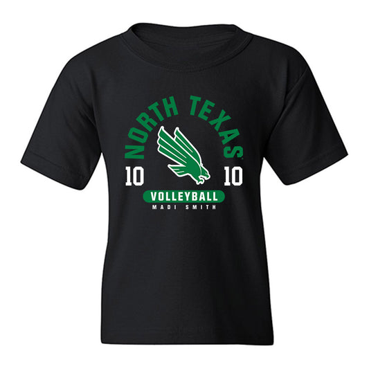 North Texas - NCAA Women's Volleyball : Madi Smith - Fashion Shersey Youth T-Shirt-0
