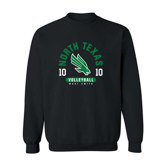North Texas - NCAA Women's Volleyball : Madi Smith - Fashion Shersey Crewneck Sweatshirt-0