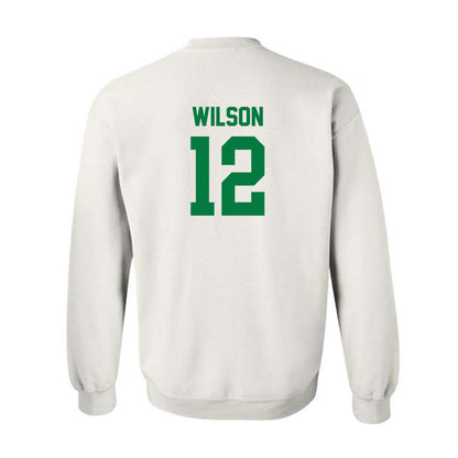 North Texas - NCAA Football : Tyson Wilson - Classic Shersey Crewneck Sweatshirt-1