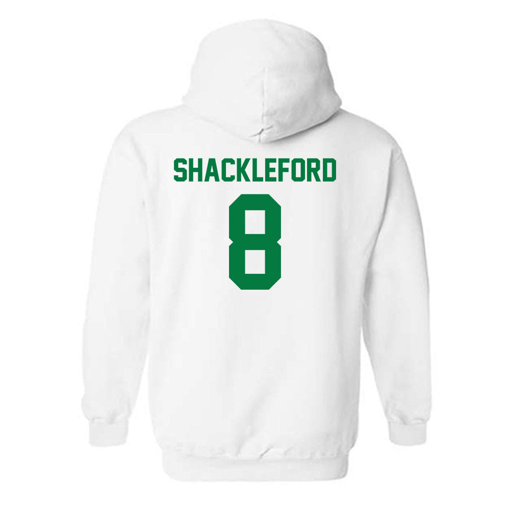 North Texas - NCAA Men's Basketball : Josiah Shackleford - Classic Shersey Hooded Sweatshirt-1