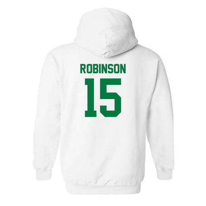 North Texas - NCAA Men's Basketball : Reece Robinson - Classic Shersey Hooded Sweatshirt-1