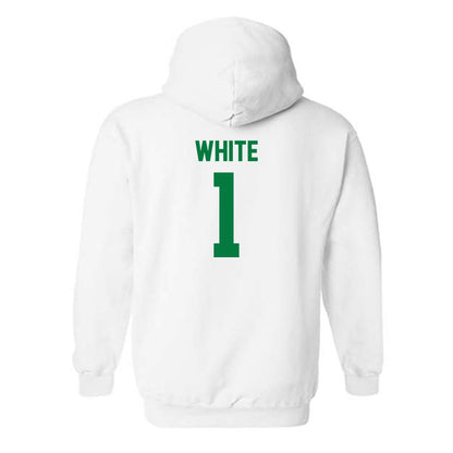 North Texas - NCAA Football : Jahiem White - Classic Shersey Hooded Sweatshirt-1