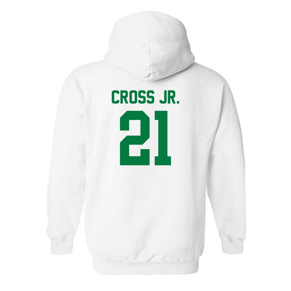 North Texas - NCAA Football : Jason Cross Jr. - Classic Shersey Hooded Sweatshirt-1