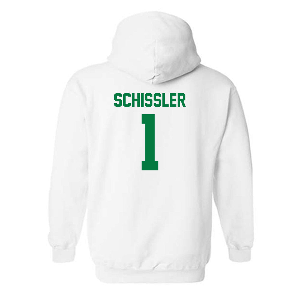 North Texas - NCAA Women's Basketball : Andi Schissler - Classic Shersey Hooded Sweatshirt-1