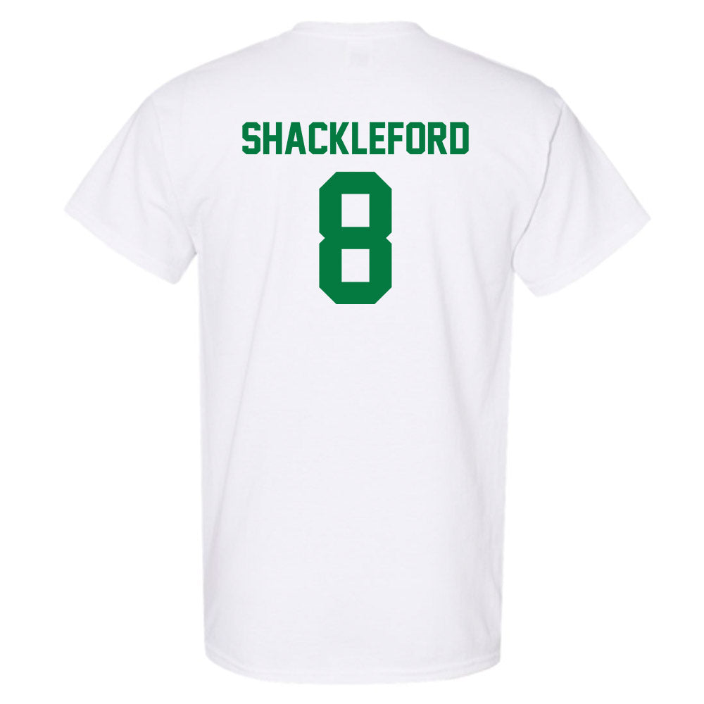 North Texas - NCAA Men's Basketball : Josiah Shackleford - Classic Shersey T-Shirt-1