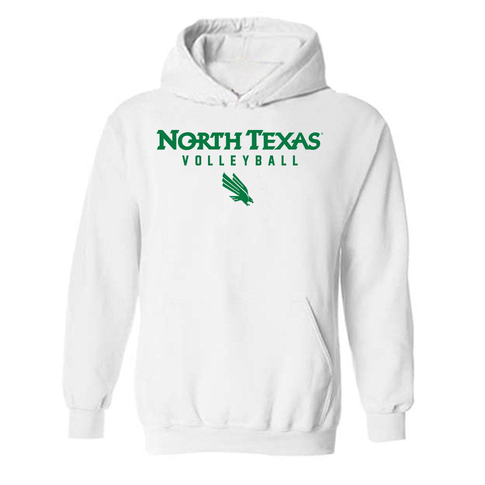 North Texas - NCAA Women's Volleyball : Tatum Busch - Classic Shersey Hooded Sweatshirt-0