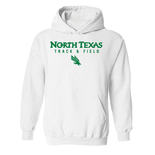 North Texas - NCAA Men's Track & Field : Chase Lehr - Classic Shersey Hooded Sweatshirt-0