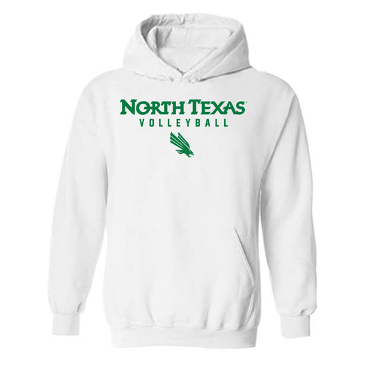 North Texas - NCAA Women's Volleyball : Madi Smith - Classic Shersey Hooded Sweatshirt-0