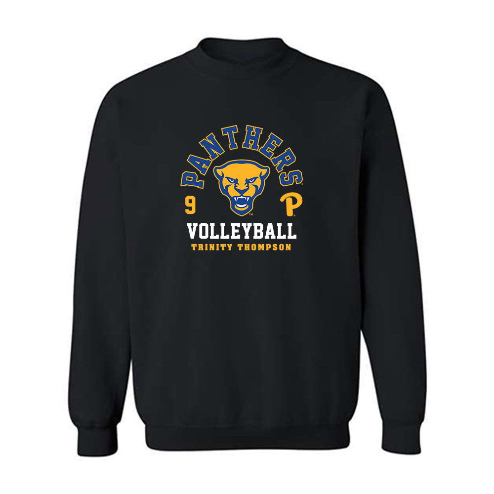 Pittsburgh - NCAA Women's Volleyball : Trinity Thompson - Fashion Shersey Crewneck Sweatshirt-0
