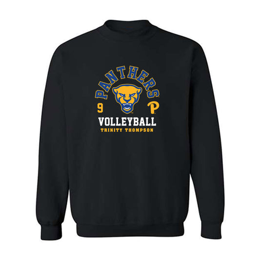 Pittsburgh - NCAA Women's Volleyball : Trinity Thompson - Fashion Shersey Crewneck Sweatshirt-0
