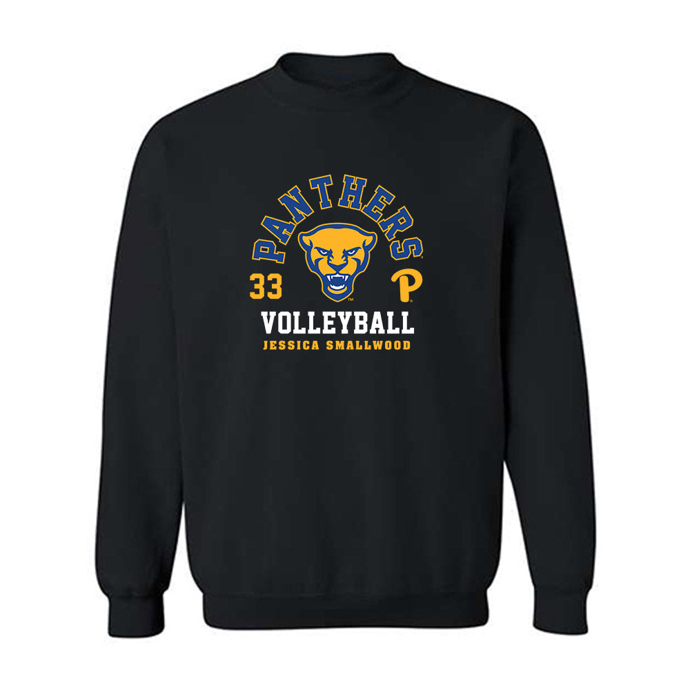 Pittsburgh - NCAA Women's Volleyball : Jessica Smallwood - Fashion Shersey Crewneck Sweatshirt-0