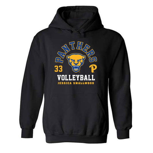 Pittsburgh - NCAA Women's Volleyball : Jessica Smallwood - Fashion Shersey Hooded Sweatshirt-0