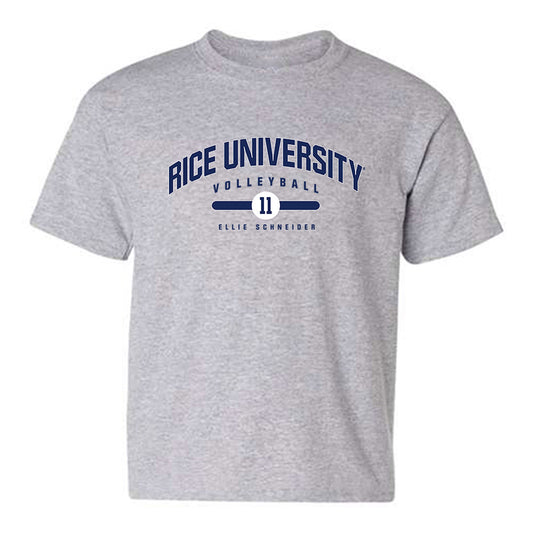 Rice - NCAA Women's Volleyball : Ellie Schneider - Classic Fashion Shersey Youth T-Shirt-0