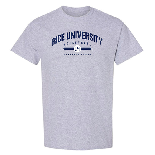 Rice - NCAA Women's Volleyball : Savannah Skopal - Classic Fashion Shersey T-Shirt-0