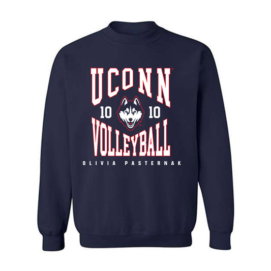 UConn - NCAA Women's Volleyball : Olivia Pasternak - Classic Fashion Shersey Crewneck Sweatshirt-0