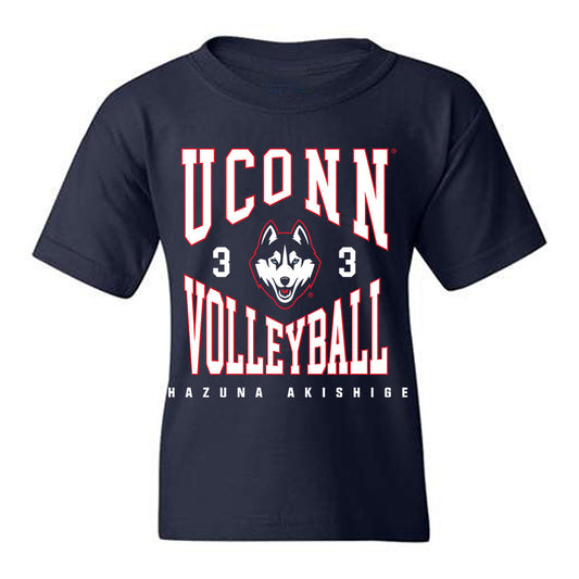 UConn - NCAA Women's Volleyball : Hazuna Akishige - Classic Fashion Shersey Youth T-Shirt-0