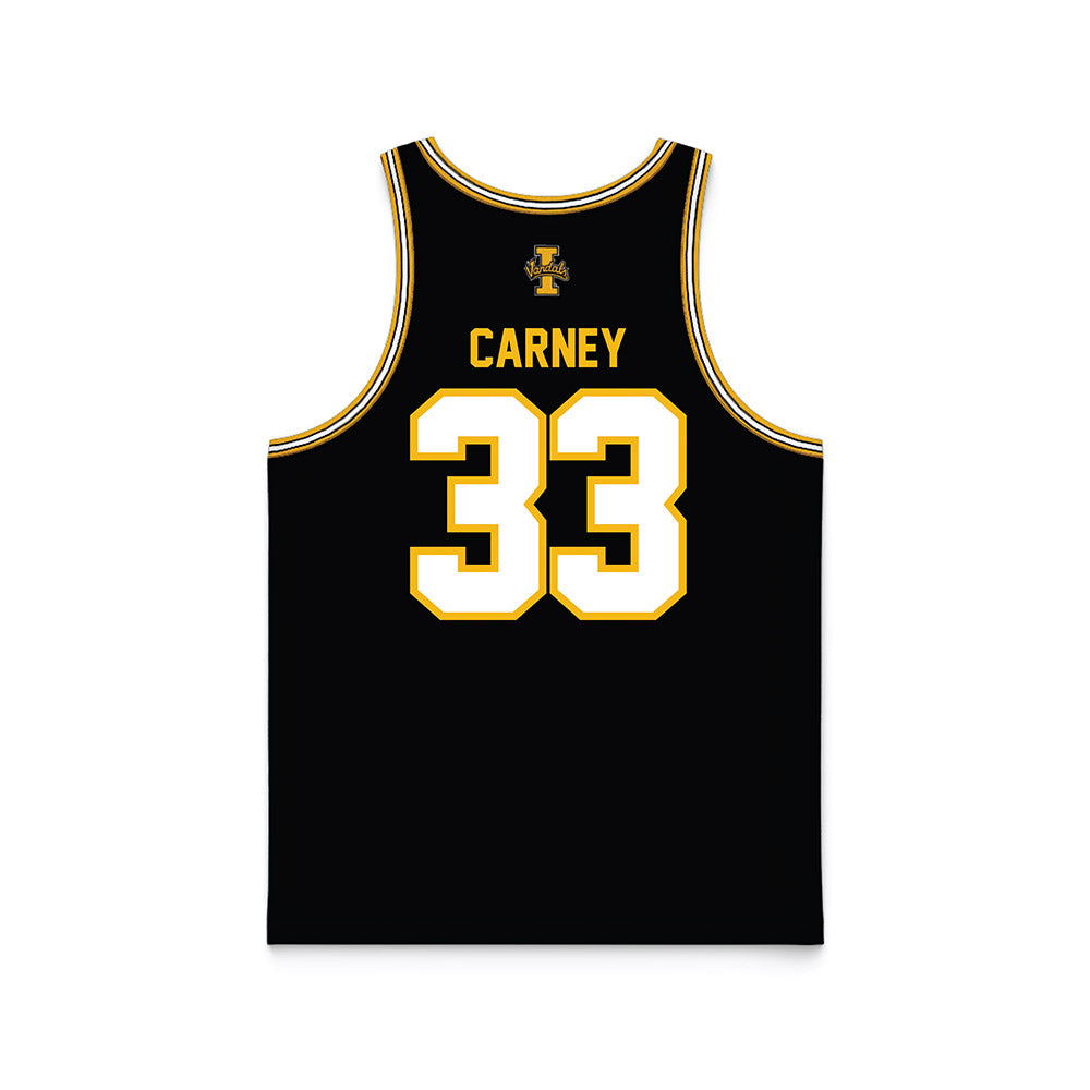 Idaho - NCAA Men's Basketball : Ryan Carney - Black Basketball Jersey-1