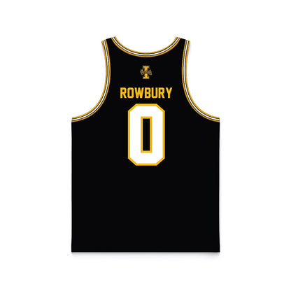 Idaho - NCAA Men's Basketball : Brody Rowbury - Black Basketball Jersey-1
