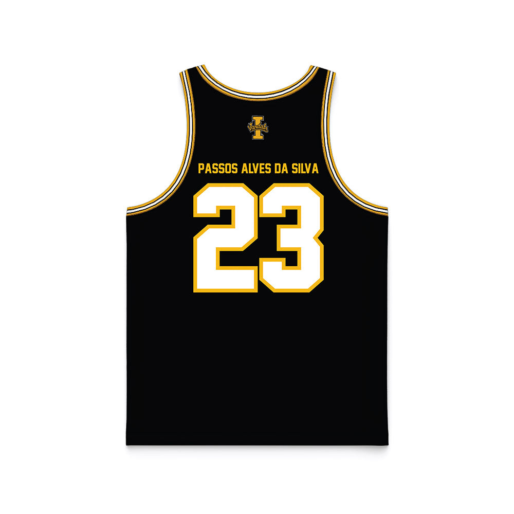 Idaho - NCAA Women's Basketball : Ana Beatriz Passos Alves da Silva - Black Basketball Jersey-1