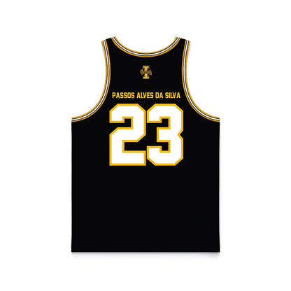 Idaho - NCAA Women's Basketball : Ana Beatriz Passos Alves da Silva - Black Basketball Jersey-1