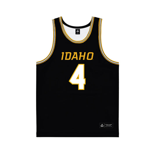 Idaho - NCAA Men's Basketball : Jalen Williams - Black Basketball Jersey-0