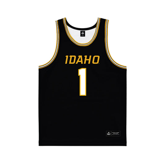 Idaho - NCAA Men's Basketball : Juan Diego Trejo Delgado - Black Basketball Jersey-0