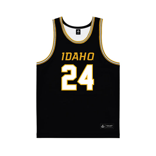 Idaho - NCAA Women's Basketball : Mary McMorris - Black Basketball Jersey-0