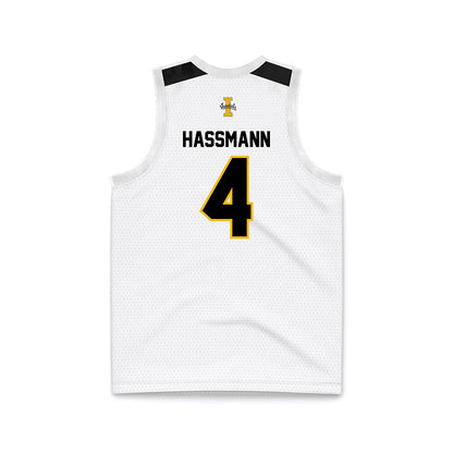 Idaho - NCAA Women's Basketball : Hope Hassmann - White Basketball Jersey-1