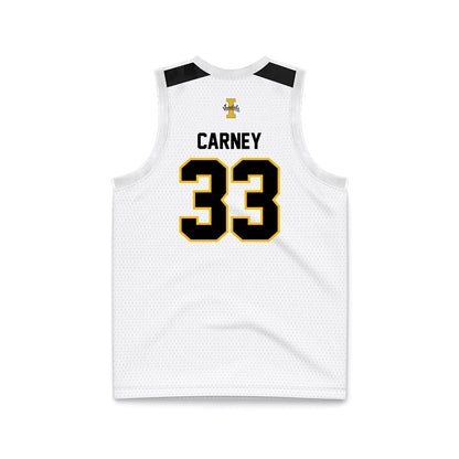 Idaho - NCAA Men's Basketball : Ryan Carney - White Basketball Jersey-1