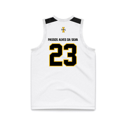 Idaho - NCAA Women's Basketball : Ana Beatriz Passos Alves da Silva - White Basketball Jersey-1