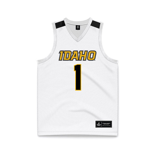 Idaho - NCAA Men's Basketball : Juan Diego Trejo Delgado - White Basketball Jersey-0