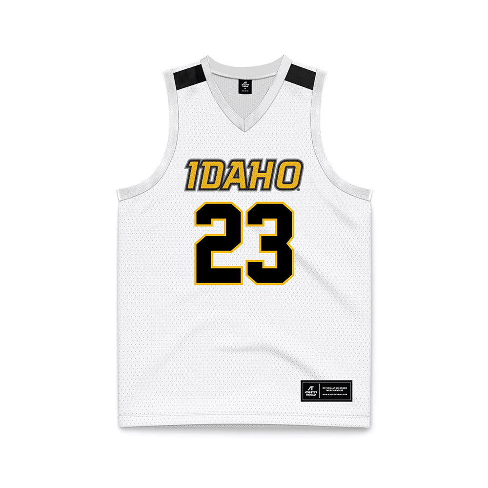 Idaho - NCAA Women's Basketball : Ana Beatriz Passos Alves da Silva - White Basketball Jersey-0
