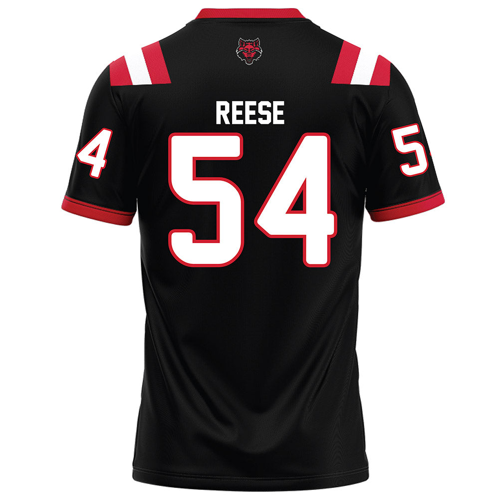 Arkansas State - NCAA Football : Ryan Reese - Black Football Jersey-1