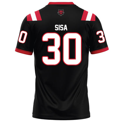 Arkansas State - NCAA Football : Damon Sisa - Black Football Jersey