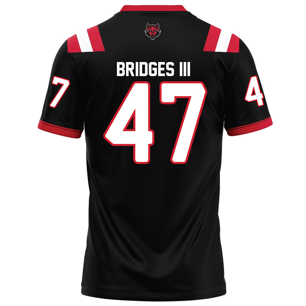 Arkansas State - NCAA Football : Melvin Bridges III - Black Football Jersey-1