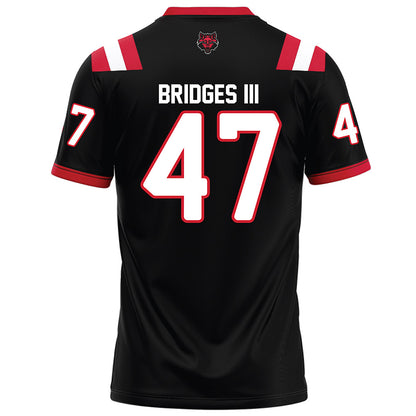 Arkansas State - NCAA Football : Melvin Bridges III - Black Football Jersey-1