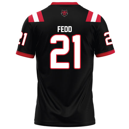 Arkansas State - NCAA Football : Deshaun Fedd - Black Football Jersey-1