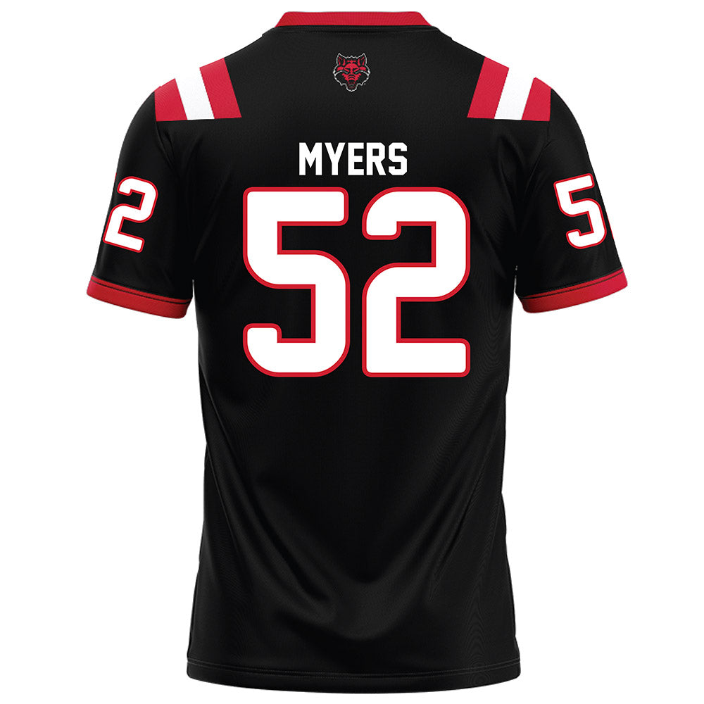 Arkansas State - NCAA Football : Mason Myers - Black Football Jersey